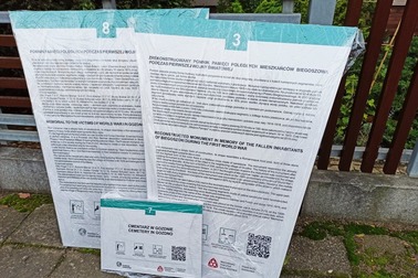 Gozdno i Biegoszów - tablice gotowe do montażu
