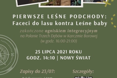 Zapraszamy na leśne podchody i ognisko integracyjne!