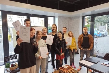 Słodkie zakończenie lekcji organizowanych w ramach projektu Akcja Integracja