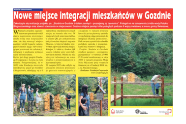 O projekcie w gazecie złotoryjskiej