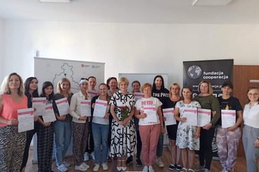 Uroczyste zakończenie kursów języka polskiego w Kaliszu