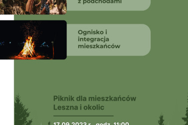 Zapraszamy na Piknik Forest Buddy dla mieszkańców Leszna i okolic