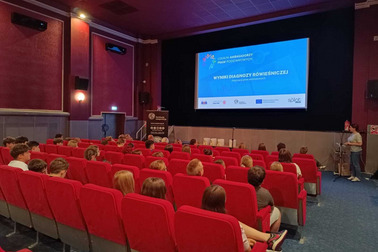 Prezentacja wyników diagnozy rówieśniczej w Kinie pod Kopułą