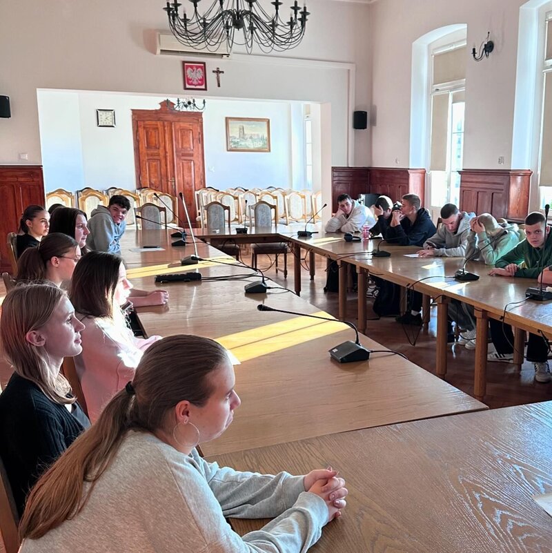 Spotkanie Młodzieżowej Rady Miejskiej w ramach projektu „Głos Młodych się Liczy”