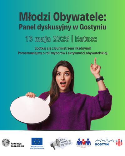 Młodzi Obywatele – panel o roli wyborów i zaangażowania w Gostyniu