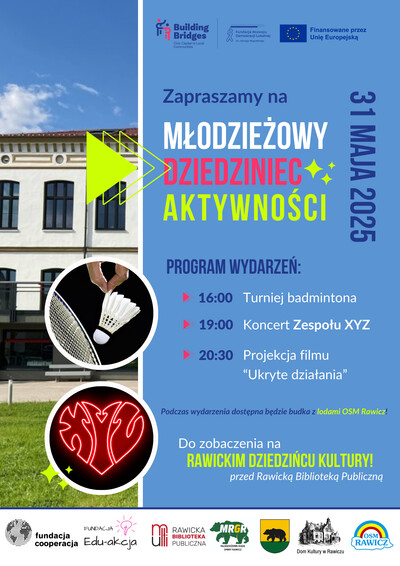 Młodzieżowy Dziedziniec Aktywności – Rawicz w rytmie praw i pasji!