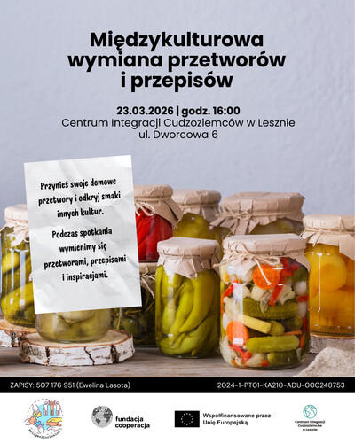 Międzykulturowa wymiana przetworów i przepisów w Lesznie