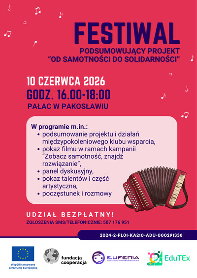 Festiwal podsumowujący projekt „Od samotności do solidarności”